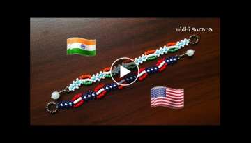 ⚜️15th of August ???????? & 4th of July Bracelet ???????? || Seed bead Potawatomi Tutorial Di...