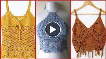 Very Stylish And Gorgeous Crochet Summer Top And Blouse Designs For Women 2020/Summer Dresses