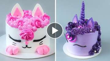 10 Beautiful Cake Decorating Ideas to Impress Your Friends | So Yummy Cake Decorating Compilation