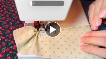 ???? Amazing sewing tips you want to try ASAP | How to gather fabric | Sewing tricks