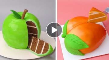 Top Fondant Fruit Cake Compilation | Easy Cake Decorating Ideas | So Tasty Cakes Recipes #3