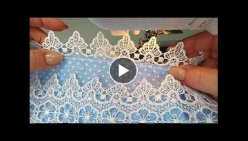 ????????7 Tricks and tricks of sewing. How to sew lace ruffles without overlock (sleeve)????????