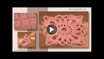 How to Crochet a Easy Square- Mug Rug