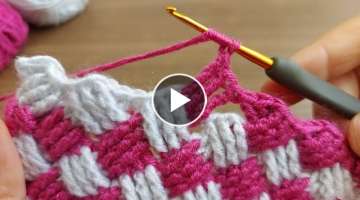 Super Easy Crochet Knitting - Tığ İşi Muhteşem Örgü Modeline Bayılacaksınız