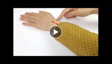 ???? 3 Great Tips to lengthen the Sleeves that all Sewing Lovers should know| Sewing Tips and Tri...