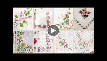 Cross Stitch Hand Embroidery Designs Patterns For Bedsheet/Pillow/Cushion/Table Cover Part 2