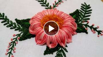 Most beautiful flower with safety pin ???????????? / super easy flower design / Embroidery by Iqr...