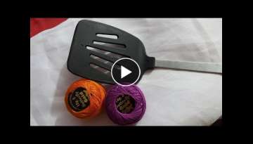spoon trick 2# new idea amazing trick summer hand embroidery all over design