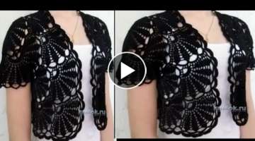 crochet jacket/shawl knitting by||allfashiontips