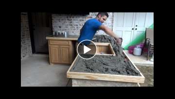 GREAT WAY TO MAKE CONCRETE COUNTER TOPS