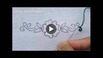Hand Embroidery Amazing Flower Embroidery for Dresses, Easy Flower Stitches, Flower Embroidery Pa...