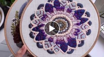 Embroidery meditation. Mandala №1