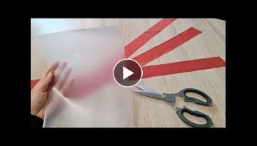Great sewing tips and tricks with plastic cover | It's so useful to know these tricks |Tale Handm...