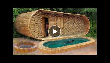 [ Full Video ] Building Jungle Villa and Swimming Pool With Décor Private Living Room