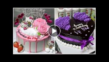 Trang trí bánh kem với Chocolate - Decorate cream cake with Chocolate - DiêuLinh Cake