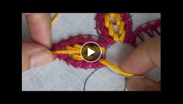 hand embroidery modern flower stitch,easy flower embroidery,Cluster Stitch Hand Embroidery