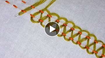 Hand Embroidery | Border Design | Hand Embroidery Designs#33