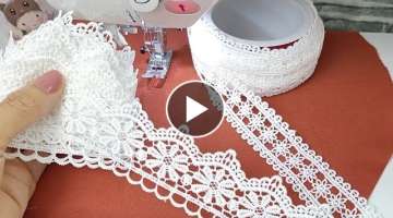 Sewing tips and tricks with lace | Basic Sewing Techniques for Beginners