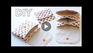 DIY Coin Purse / Mini Pouch / Sewing Project / Thuy Craft