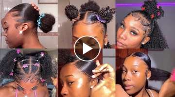 Short Hairstyles For Natural Hair ????✔| Cute & Beautiful Hairstyles????✔