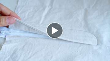 How To Sew A Fly Front Zipper | Sewing Technique For Beginners