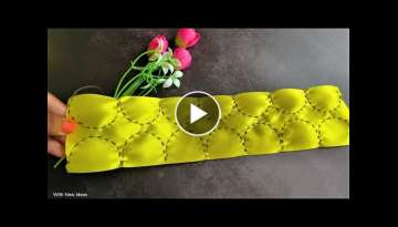 Super Easy ????????????Ribbon Flower making | Easy Sewing Hack | Hand Embroidery Flower
