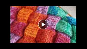 Entrelak Hasır Örgü /Entrelac Knitting