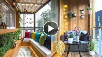 Best Balcony Design Ideas, Modern Balcony Garden & Seating Decorating Ideas, Small Balcony Makeov...