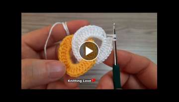 SUPER Easy Beautiful Crochet Pattern Table and Bedspread Motif Knitting Online Tutorial Tığ iş...
