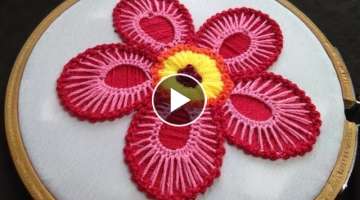 Hand Embroidery - Bead Stitch And Blanket Stitch
