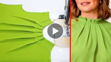 Great Information On Sewing That You Need To Know, Pintucks Neck Design Cutting and Stitching