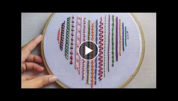 Hand embroidery for beginners || Basic Embroidery stitches for beginners || Let's Explore