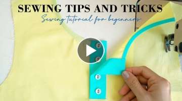 Sewing Tips And Tricks | Sewing Techniques Tutorial For Beginners | Thuy Sewing