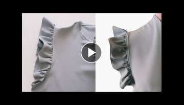 Great tip for sewing cap sleeves. ⭐️ Beautiful Sleeve Sewing Tutorial