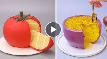 Top Fondant Fruit Cake Compilation | Easy Cake Decorating Ideas | So Tasty Cakes Recipes #5