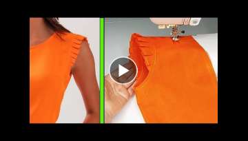 ????✅ Great tip for sewing cap sleeves that will definitely come in handy
