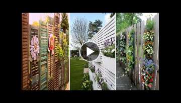 30+ Cool Garden Fence Decoration Ideas | diy garden