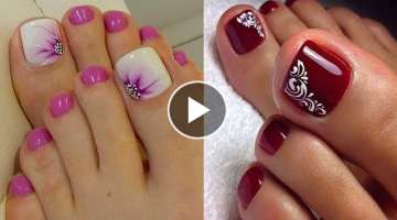 Easy Toe Nail Art Designs For Beginners ???????? The Best Nail Art Designs Compilation #18