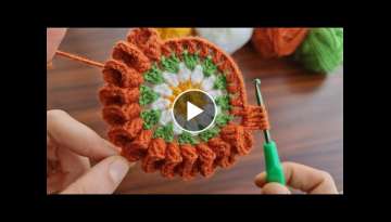 Super Easy Crochet Knitting Motif Çok Kolay Muhteşem Tığ İşi Motif Yapımı