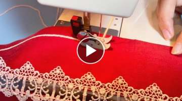 WOW ???? Excellent sewing tips for sewing lovers | How to sew lace ribbon | Tips for beginners