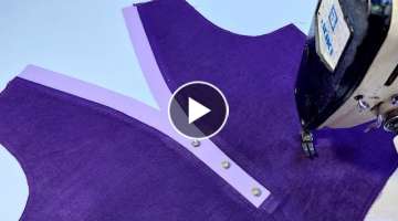 Best great Sewing Tips V-neck / Clever Sewing Technique for Beginner V-Neckline Like DIY