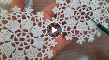 FANTASTIC Beautiful Flower Crochet Pattern Motif Knitting Online Tutorial for beginners Tığ iş...