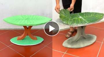 Creative Drinking Table Water From Tree Leaves - Beautiful and Easy